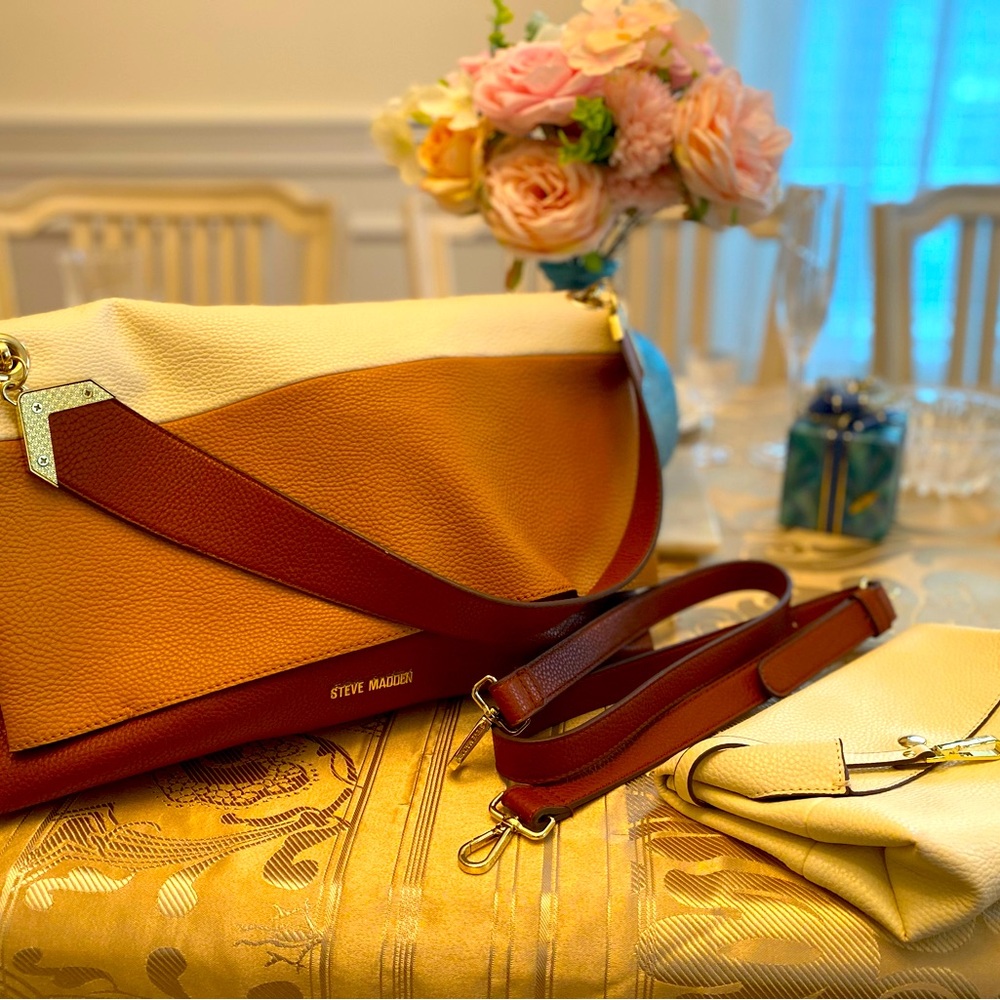 Steve Madden leather tote NWOT